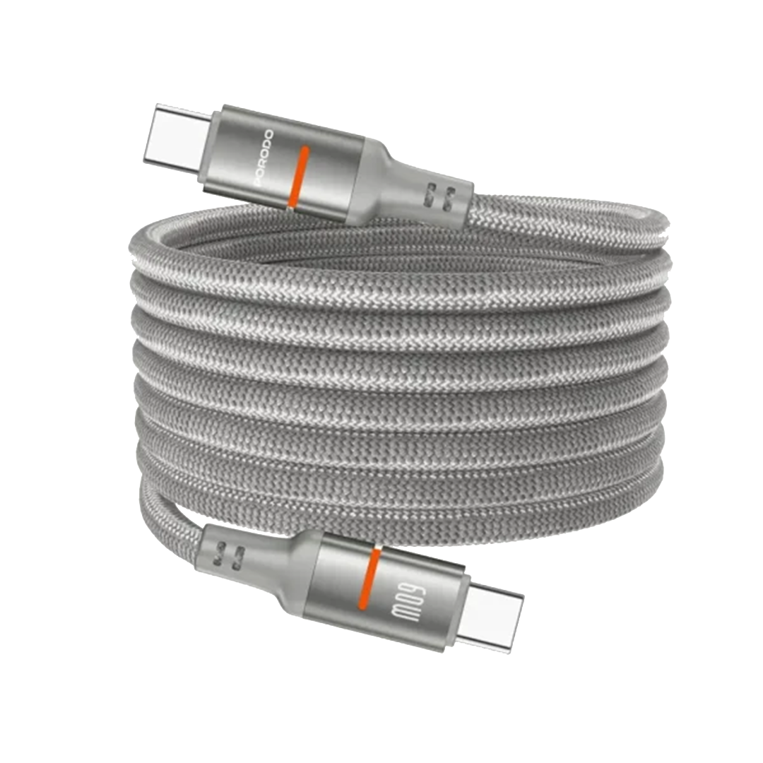 PORODO-CABLE USB-C TO USB-C 60W 1.2M
