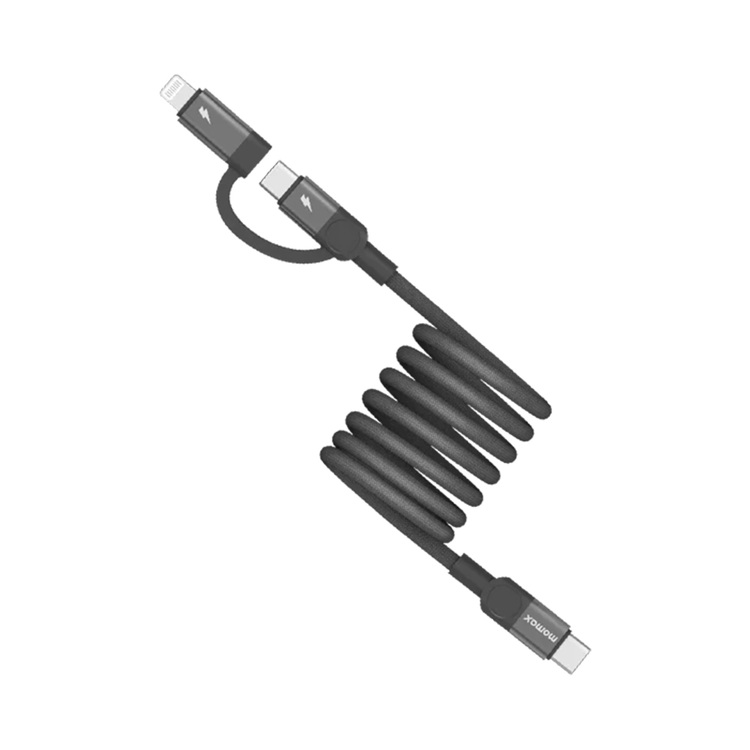 MOMAX-CABLE 60W MAGNETIC USB-C&LIGHTNING 1M