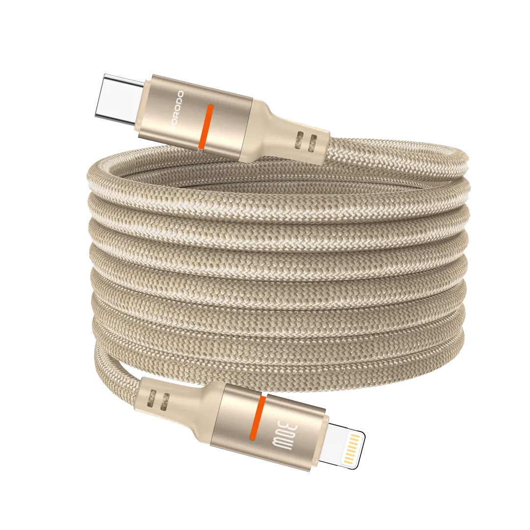 برودو-كيبل يو اس بي TO تايب سي 1.2متر ذهبي