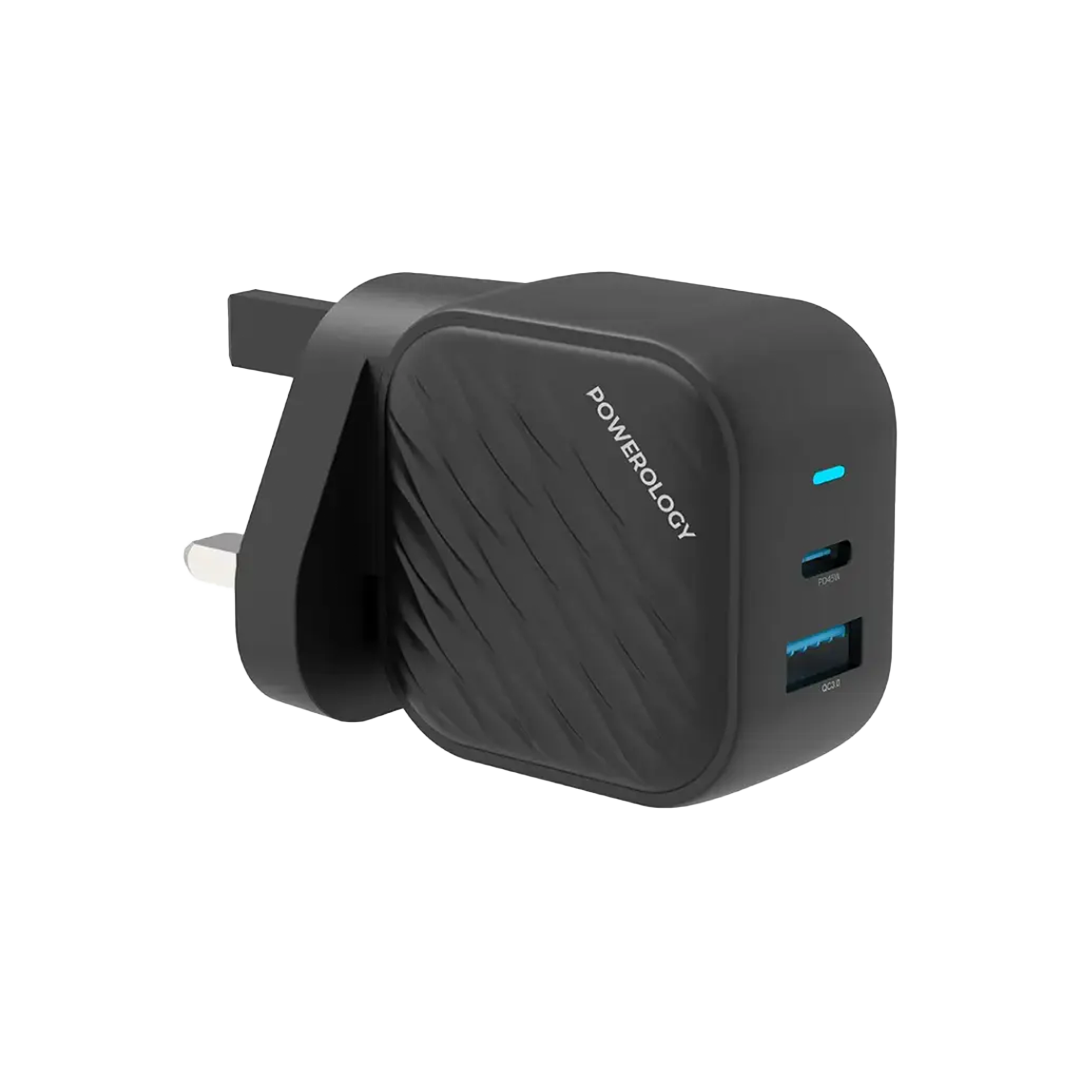 POWEROLOGY-CAN CHARGER DUAL PORT 45W